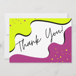 Modern Harmony Thank You Card