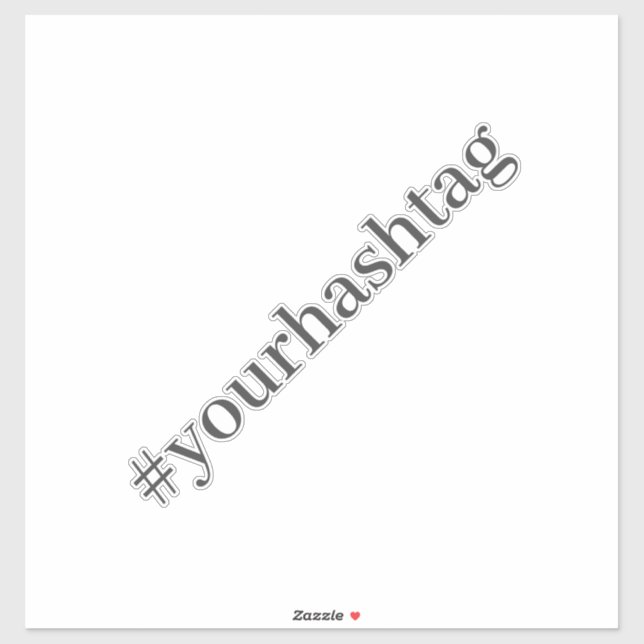 Modern Hashtag (Sheet)