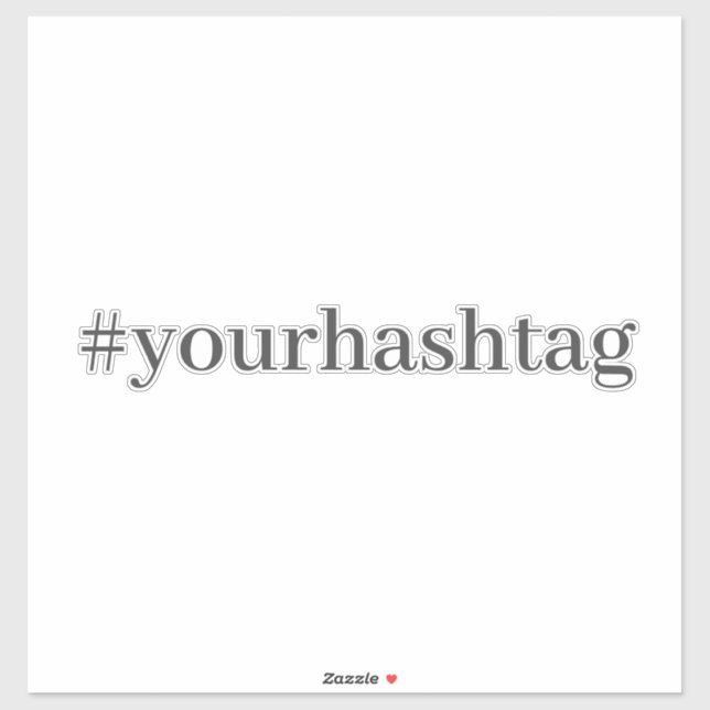 Modern Hashtag  (Sheet)