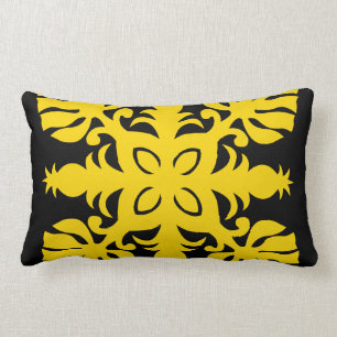 MODERN HAWAIIAN QUILT PILLOW- pineapple Lumbar Cushion