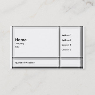 Modern HDR Business Cards