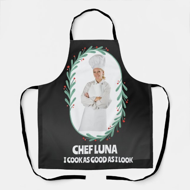 Modern Head Chef Womens Apron (Front)