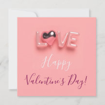  MODERN  HEART PINK VALENTINES DAY  