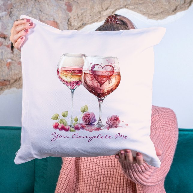 Modern Hearts Cute Red Valentines Day Anniversary Cushion (Creator Uploaded)