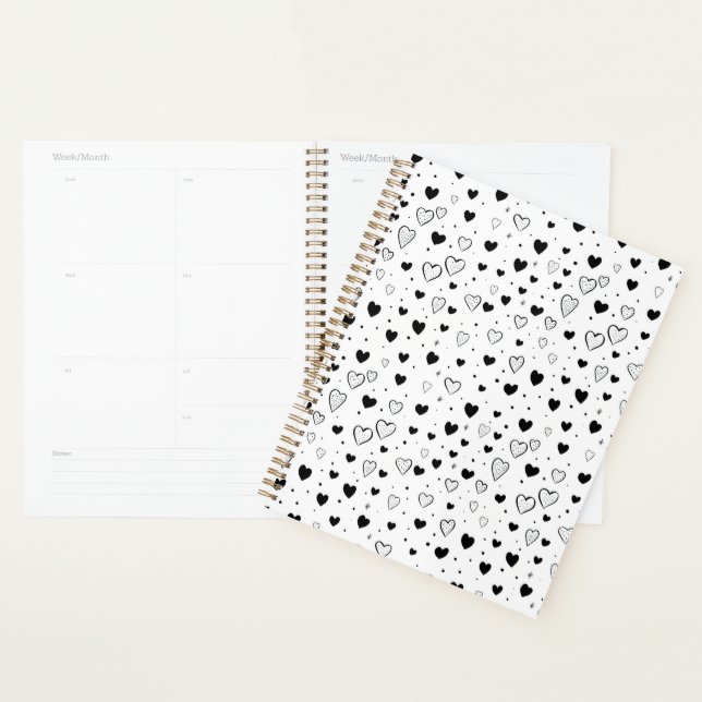 Modern Hearts Pattern Planner (Display)