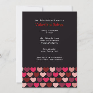 Modern Hearts | Valentine's Party Invitation