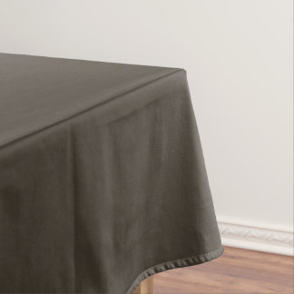 Modern Heritage Solid Bark Brown Tablecloth