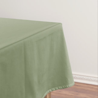 Modern Heritage Solid Moss Green Tablecloth