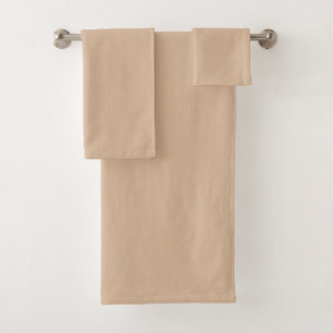 Modern Heritage Solid Warm Sand Bath Towel Set