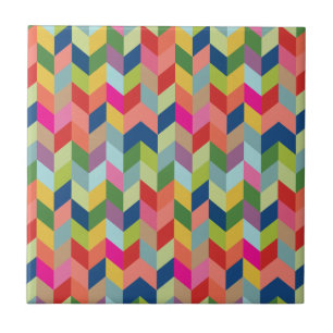 Modern Herringbone Pattern Tile