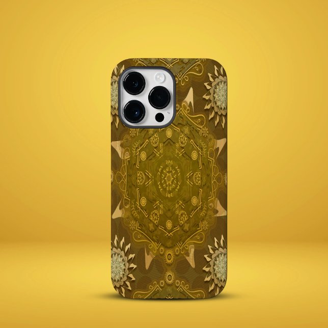 Modern Hexa Golden Ursidae Case-Mate iPhone Case (Creator Uploaded)