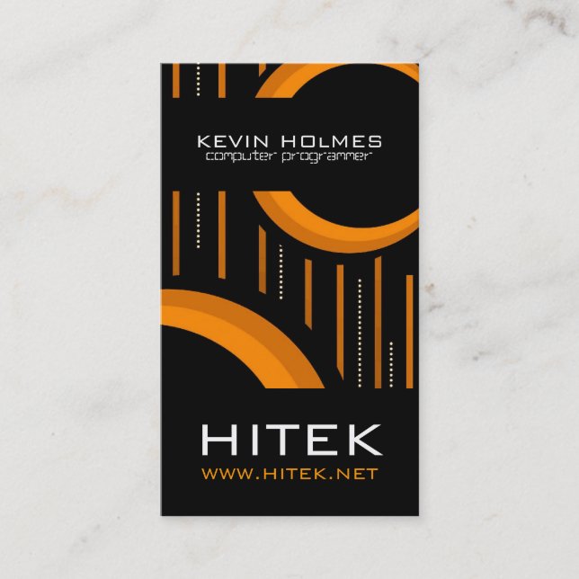 Modern Hi-Tech Business Card (Front)