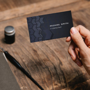 Modern Hi-tech Geometric Shape Business Card
