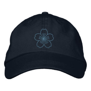 Modern Hibiscus Hawaiian Retro Embroidered Hat