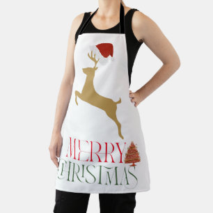 Modern Holiday Christmas Apron