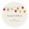 Modern Holiday Christmas Ornaments Gift Tag