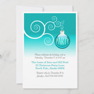 Modern Holiday Party Invitations