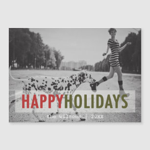 MODERN HOLIDAYS   HOLIDAY PHOTO CARD