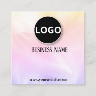 Modern Holographic Editable Appointment Cards
