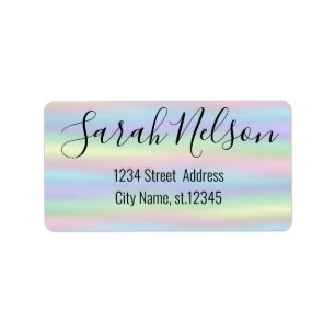 Modern Holographic Label