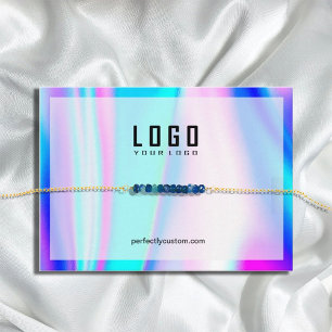 Modern Holographic Unicorn Bracelets Business Card