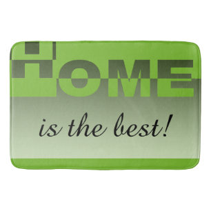 Modern HOME Banner + your backgr. & ideas Bath Mat