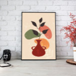 Modern Home Deco, Boho Wallart Canvas Print<br><div class="desc">The muted colours and minimalist design make this print the perfect addition to any modern,  boho,  or mid-century inspired decor. Printed on high-quality canvas or poster paper,  this print is sure to make a statement in any room.</div>