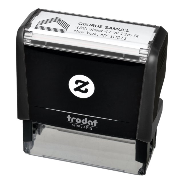 Modern Home Design | Abstract Logo on  Self-inking Stamp (Product)