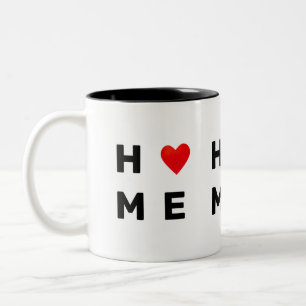 Modern Home & Heart Two-Tone Coffee Mug