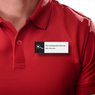 Modern Home Inspection Bulk Staff Name Tags