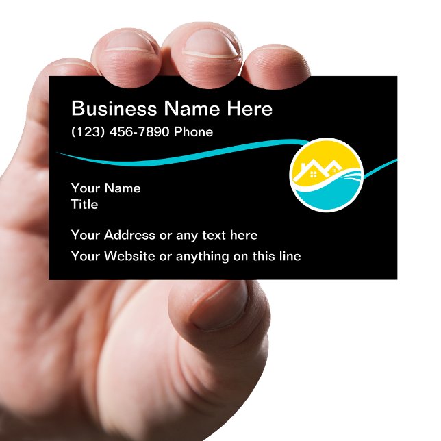 Modern Home Services Business Cards (Creator Uploaded)