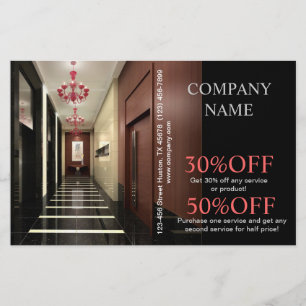 Modern Home Stager Renovation interior designer Flyer