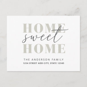 Modern Home Sweet Home Moving Announcement