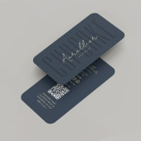Modern Homemade Cupcake Bakery Caterer Dark Blue