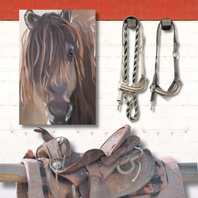 Modern Horse Painting Canvas Print (Creator Uploaded)