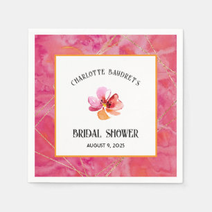 Modern Hot Colour Napkin