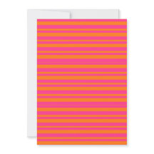Modern Hot Pink and Orange Wide Cabana stripe