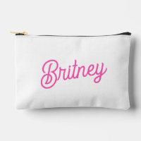 Modern Hot Pink Personalised Monogram and Name
