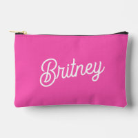 Modern Hot Pink Personalised Monogram and Name