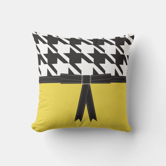 Modern Houndstooth Cushion (Front)