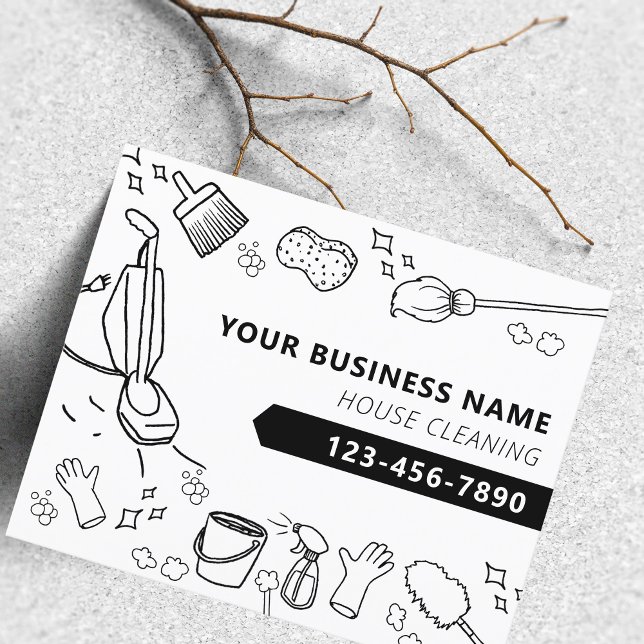 Modern House Cleaning Housekeeping Janitorial Flyer (Modern House Cleaning Housekeeping Janitorial Flyer)