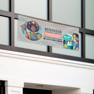 Modern House Cleaning Maid Service Housekeeping Banner