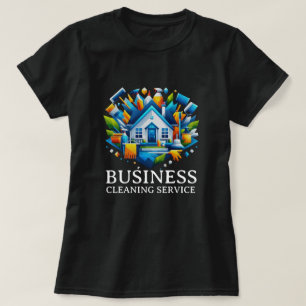 Modern House Cleaning Maid Service Housekeeping T-Shirt