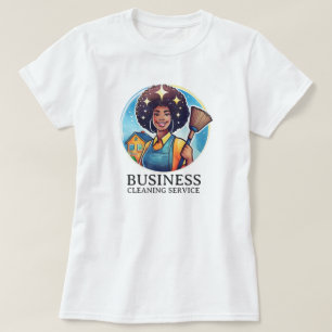 Modern House Cleaning Maid Service Housekeeping T-Shirt