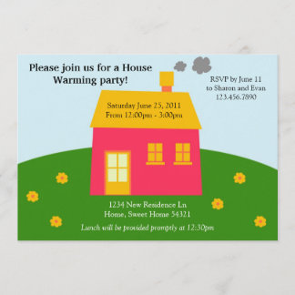 Modern House Warming Invite