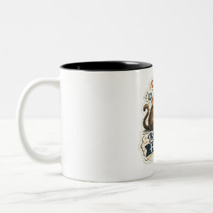 Modern Human Monkey T-Shirt Funny Ape Evolution Two-Tone Coffee Mug
