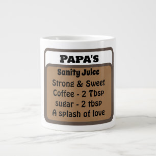 Modern Humour Minimalist Name Coffee Lover Gift Large Coffee Mug
