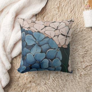 Modern Hydrangea  Cushion