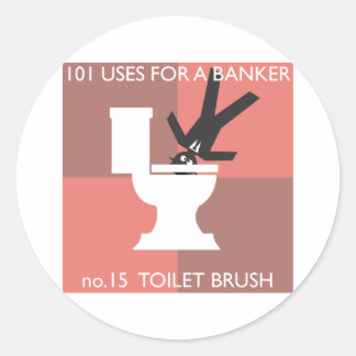 modern hygiene explained classic round sticker