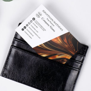 Modern I Abstract Magnetic Business Card